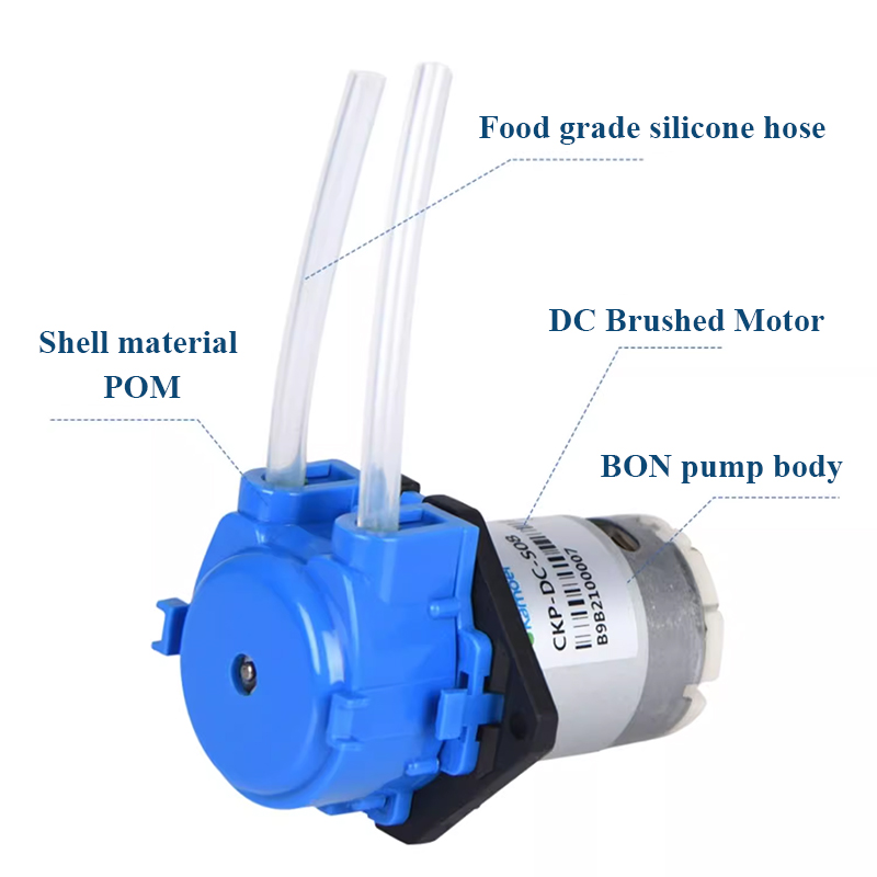Mini Peristaltic Pump 12V - 12V Peristaltic Metering Self-priming Reversible Pump