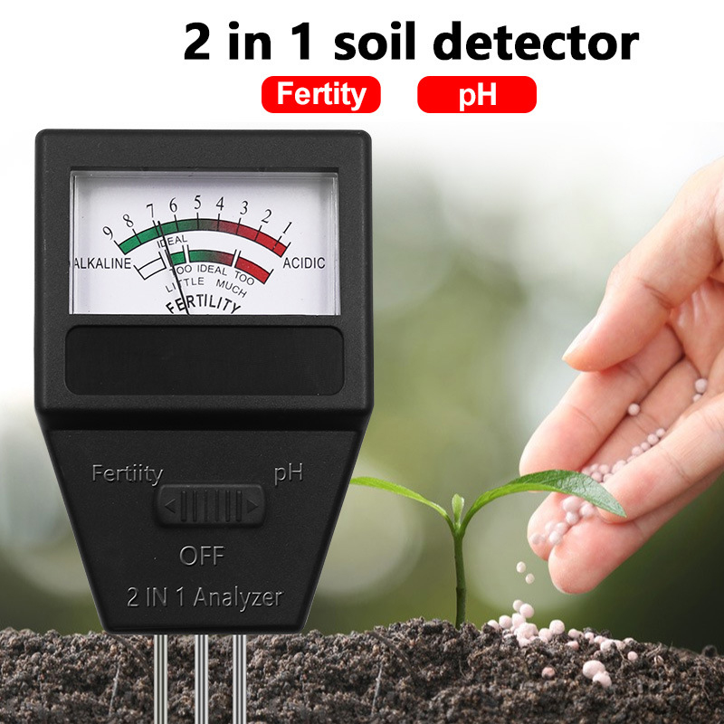 2 in 1 Soil PH Fertility Meter - Ph Meter Digital Water Tester ulasan dan harga