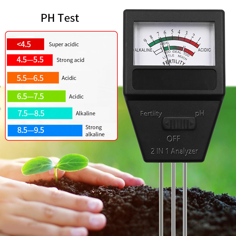 2 in 1 Soil PH Fertility Meter - Ph Meter Digital Water Tester ulasan dan harga