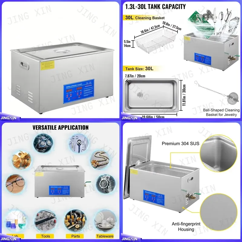 Custom for Digital Ultrasonic  - Ultrasonic Cleaner 30L Industrial ulasan dan harga