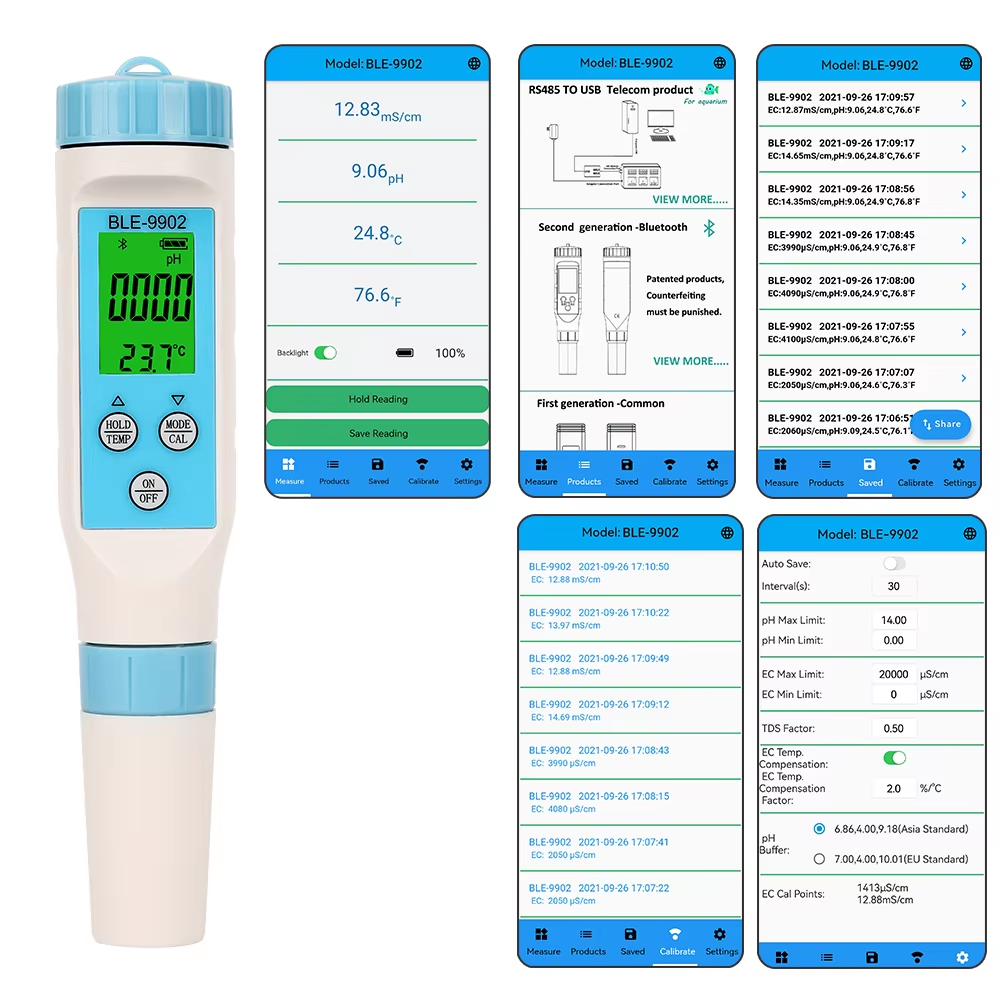 3-in-1 pH/EC/Temp Water Tester - Ph Meter Digital Water Tester ulasan dan harga