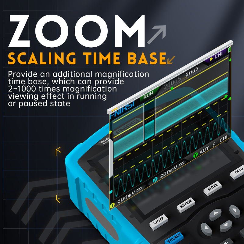 FNIRSI DPOX180H Handheld Phosp - Fnirsi Digital Oscilloscope Handheld ulasan dan harga