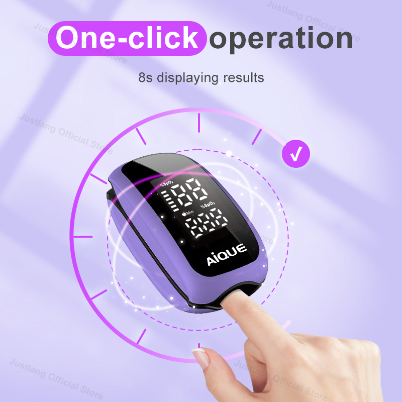 AiQUE Rechargeable Digital Fin - Pulse Oximeter Fingertip Rechargeable ulasan dan harga