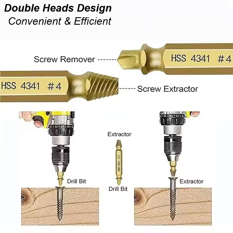 Damaged Broken Screw Extractor - Industrial Tools ulasan dan harga