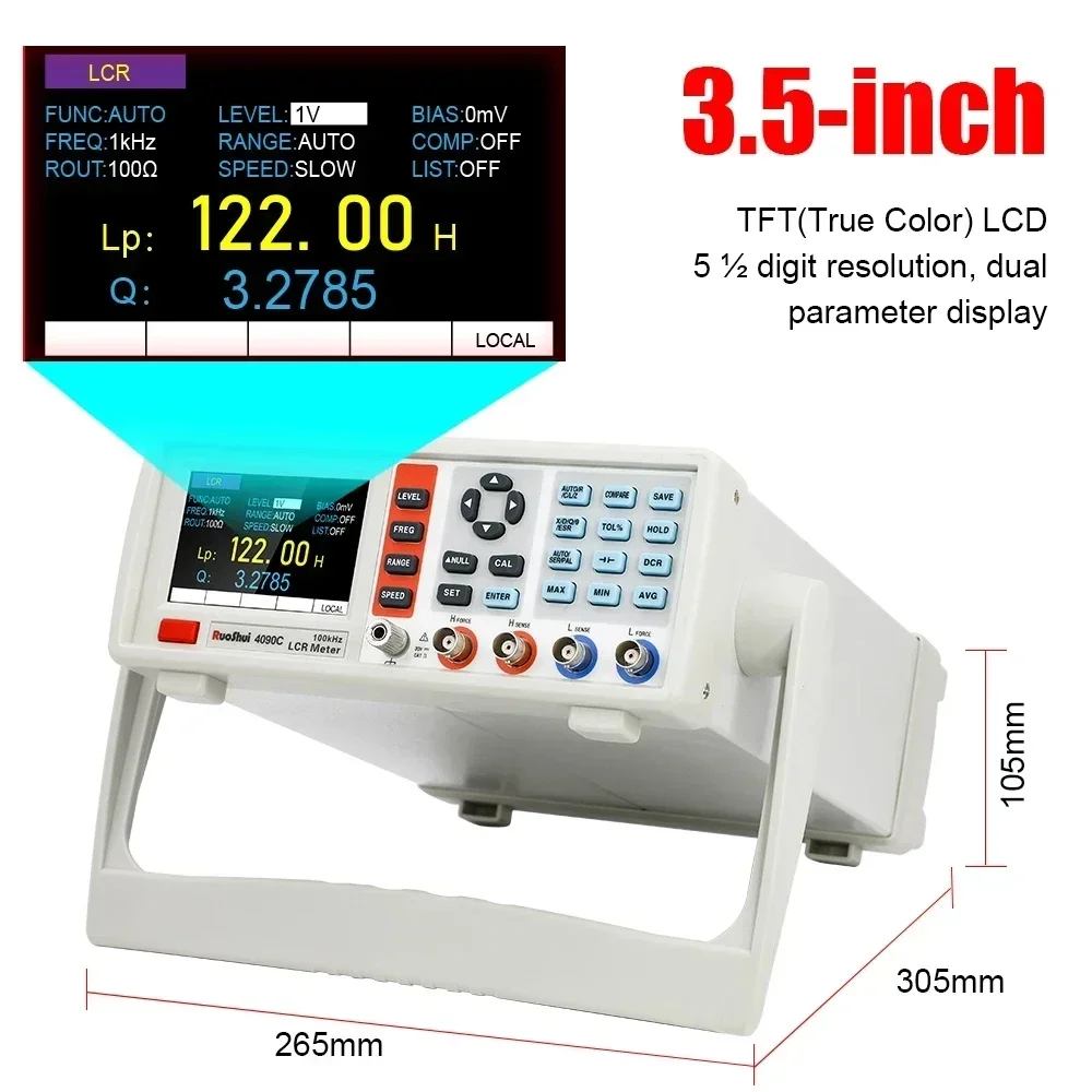 Digital LCR Meter Desktop Capa - Test Instruments ulasan dan harga